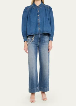 Cinq a SeptLyla Denim Swing Jacket