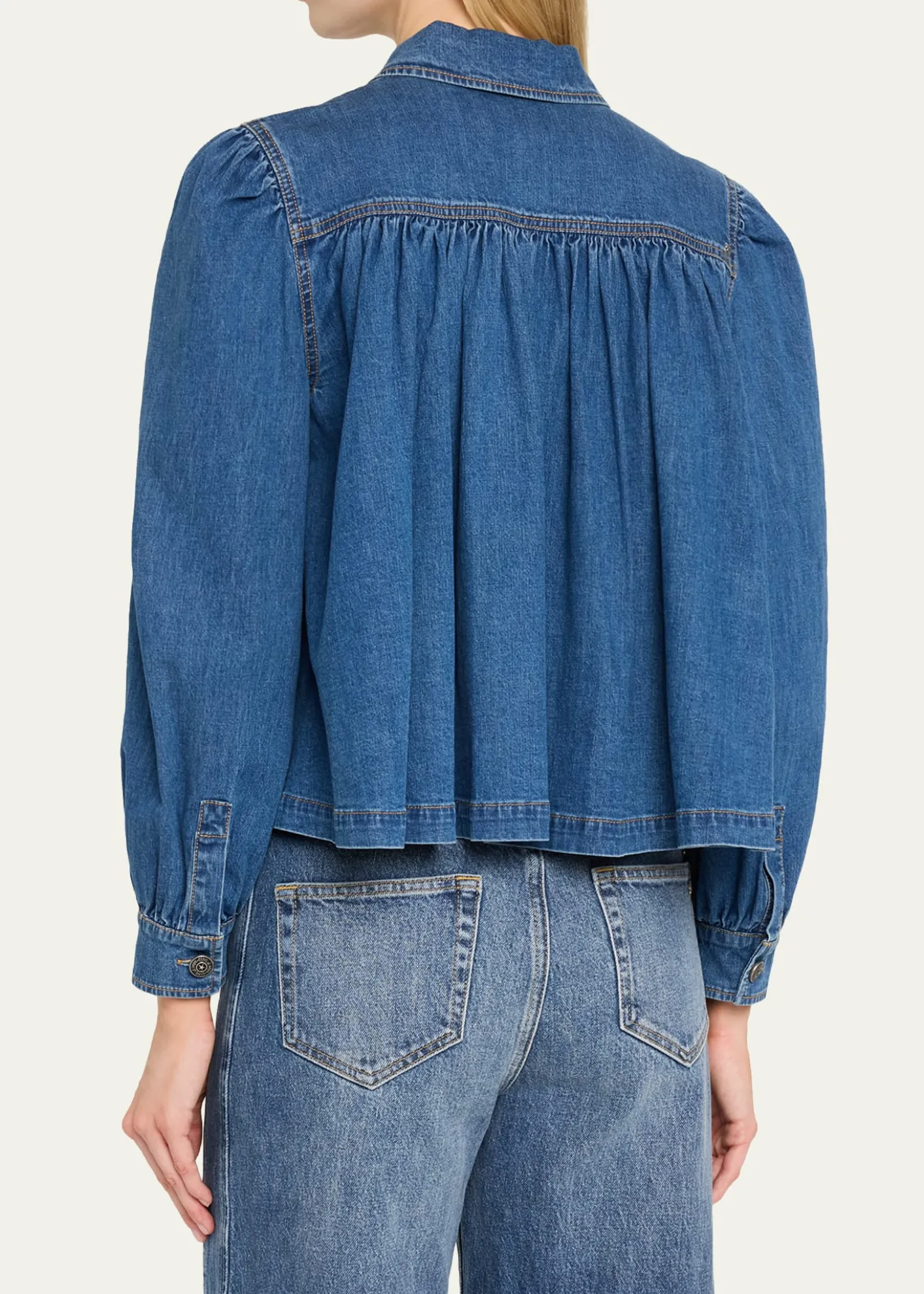Cinq a SeptLyla Denim Swing Jacket