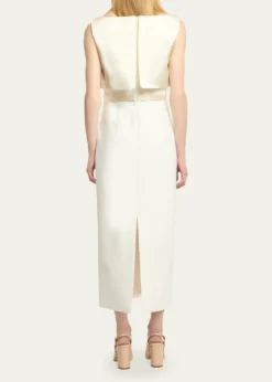 Cinq a SeptMila Satin Bow Dress