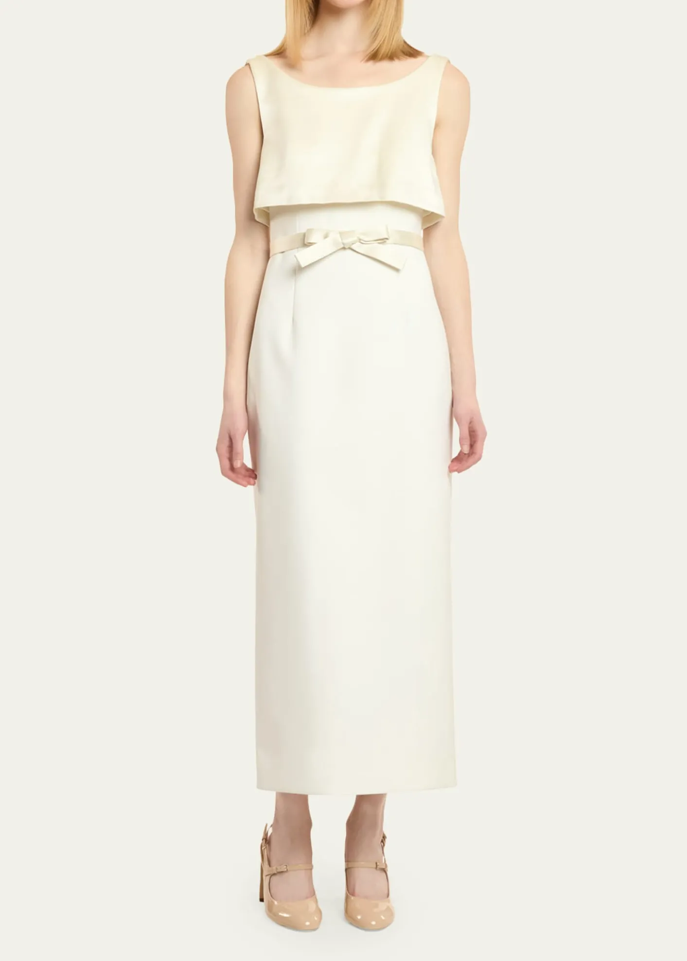 Cinq a SeptMila Satin Bow Dress