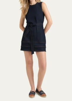 Cinq a SeptMindie Sleeveless Denim Mini Dress
