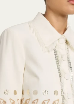 Cinq a SeptNadia Embellished Jacket