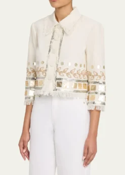 Cinq a SeptNadia Embellished Jacket