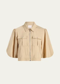 Cinq a SeptOttie Short-Sleeve Jacket