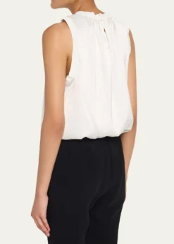 Cinq a SeptPeia Satin Bubble Top