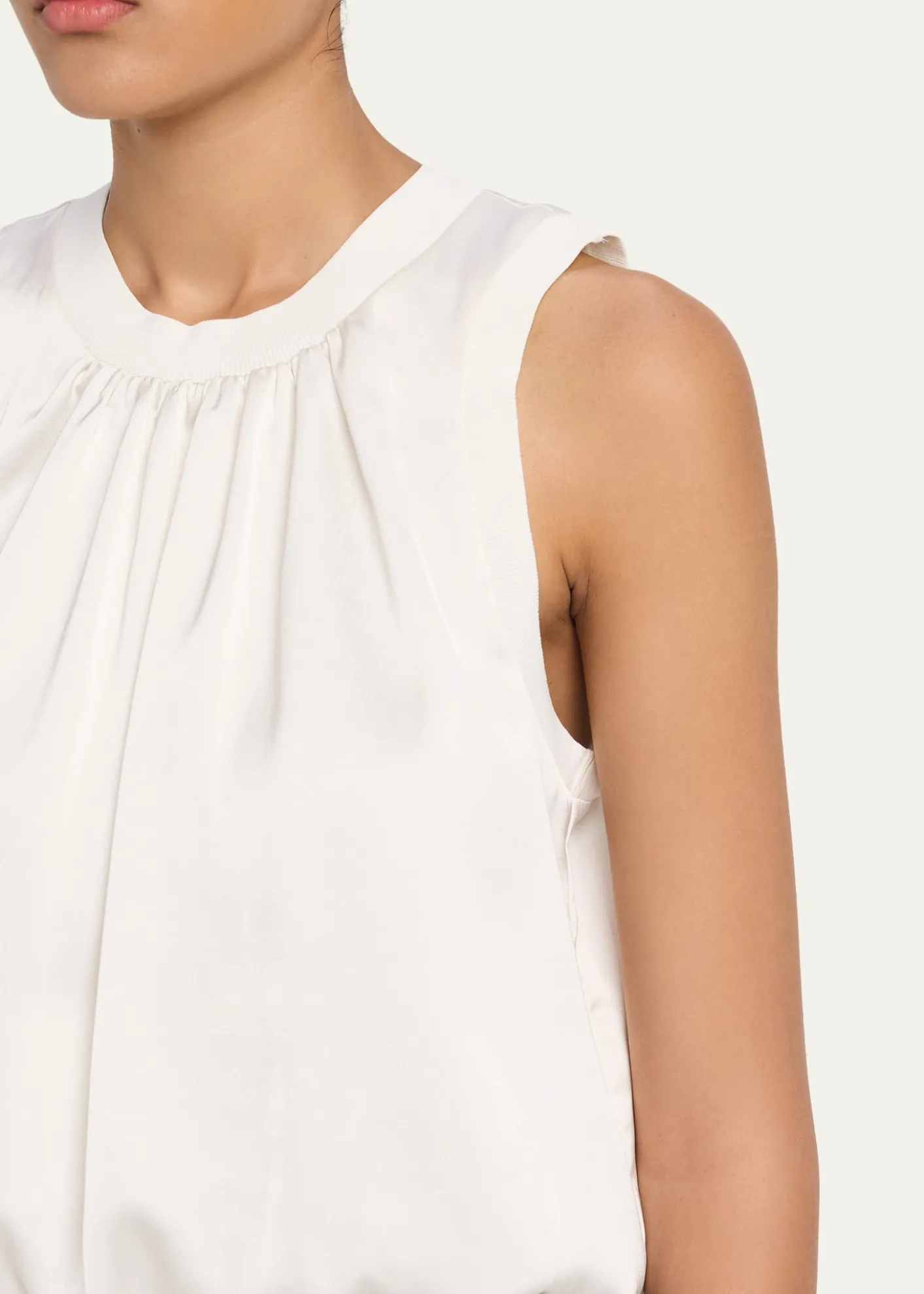 Cinq a SeptPeia Satin Bubble Top