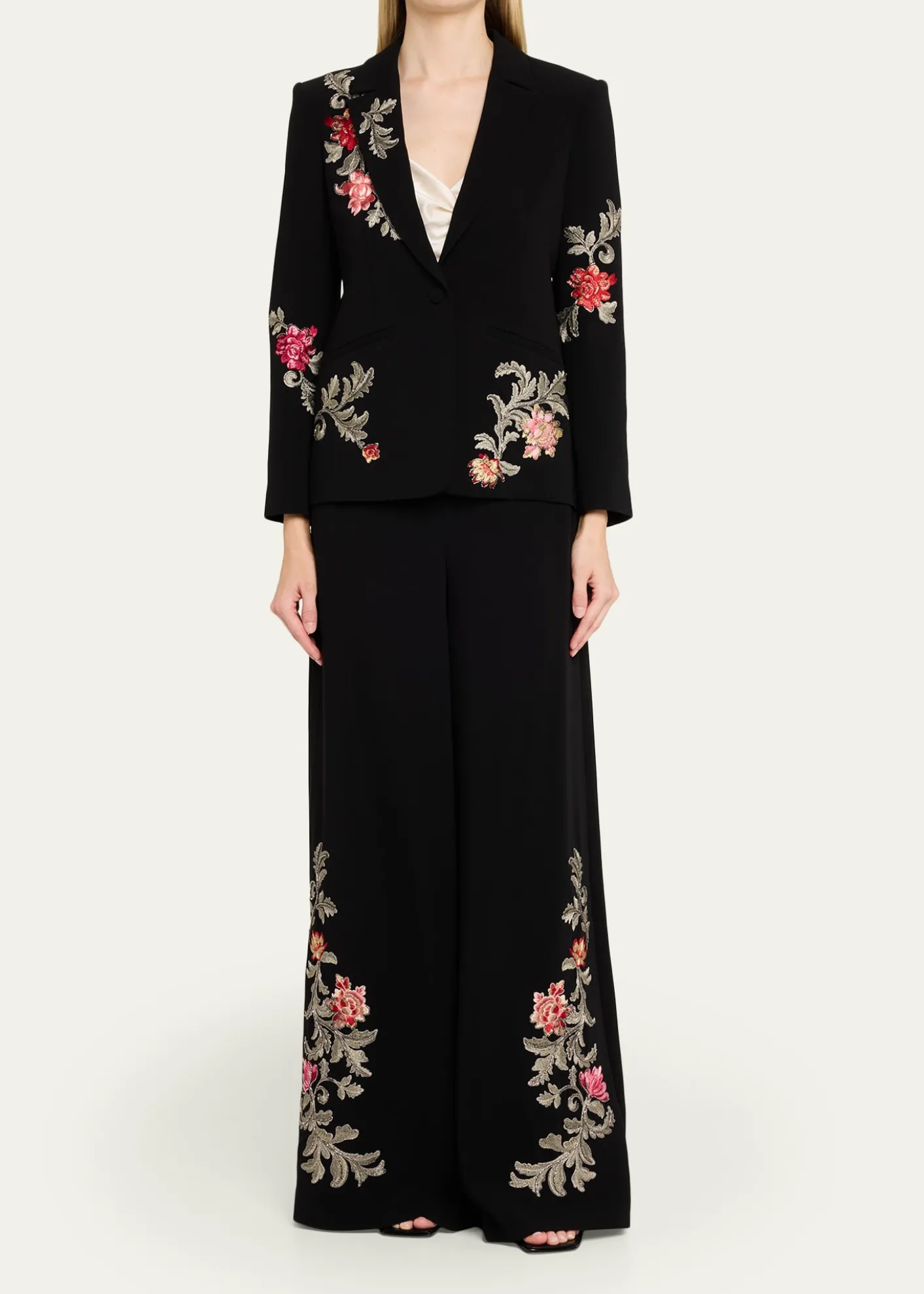 Cinq a SeptRococo Embroidered Pants