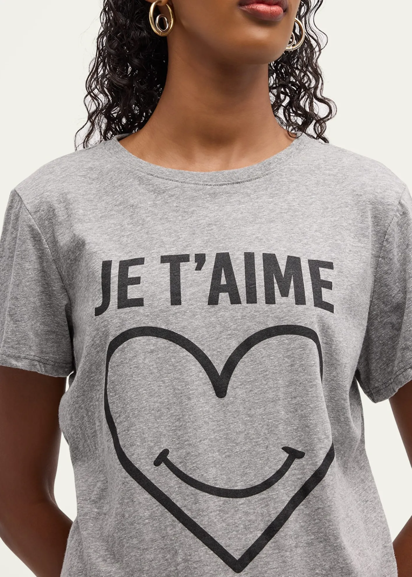Cinq a SeptSmiling Heart Graphic T-Shirt