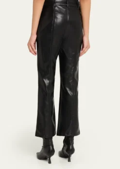 Cinq a SeptVegan Leather Kick-Flare Pants