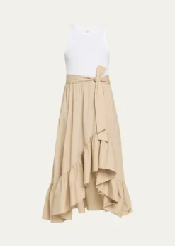 Cinq a SeptZayla Two-Tone Midi Dress