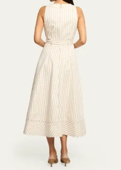 Cinq a SeptZelda Gingham Midi Dress