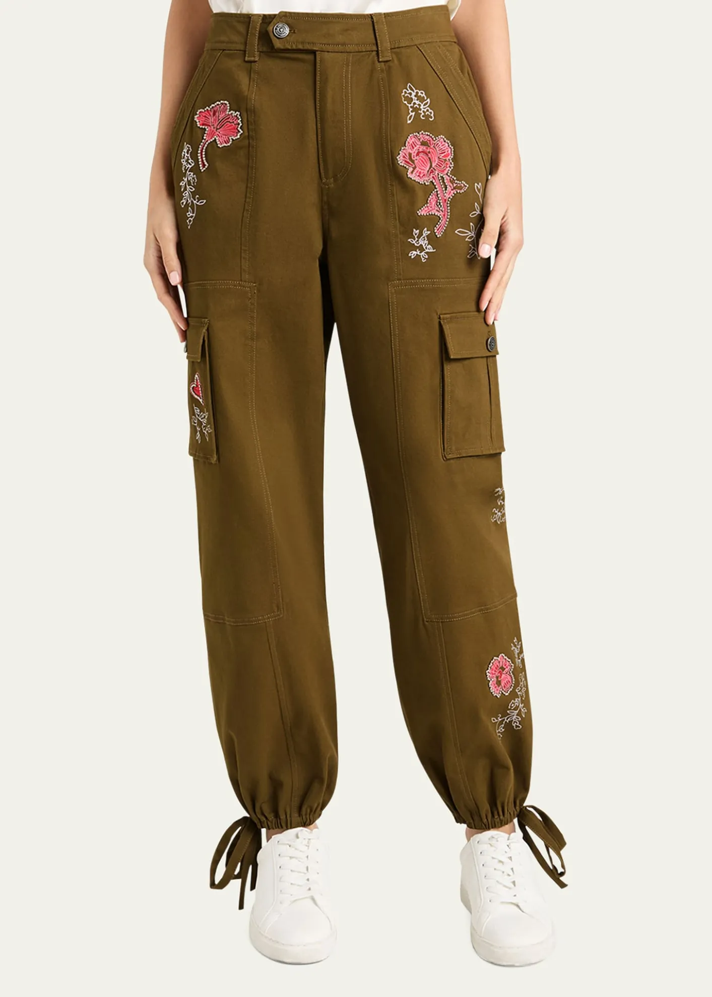 Cinq a SeptZola Desert Rose Cargo Joggers