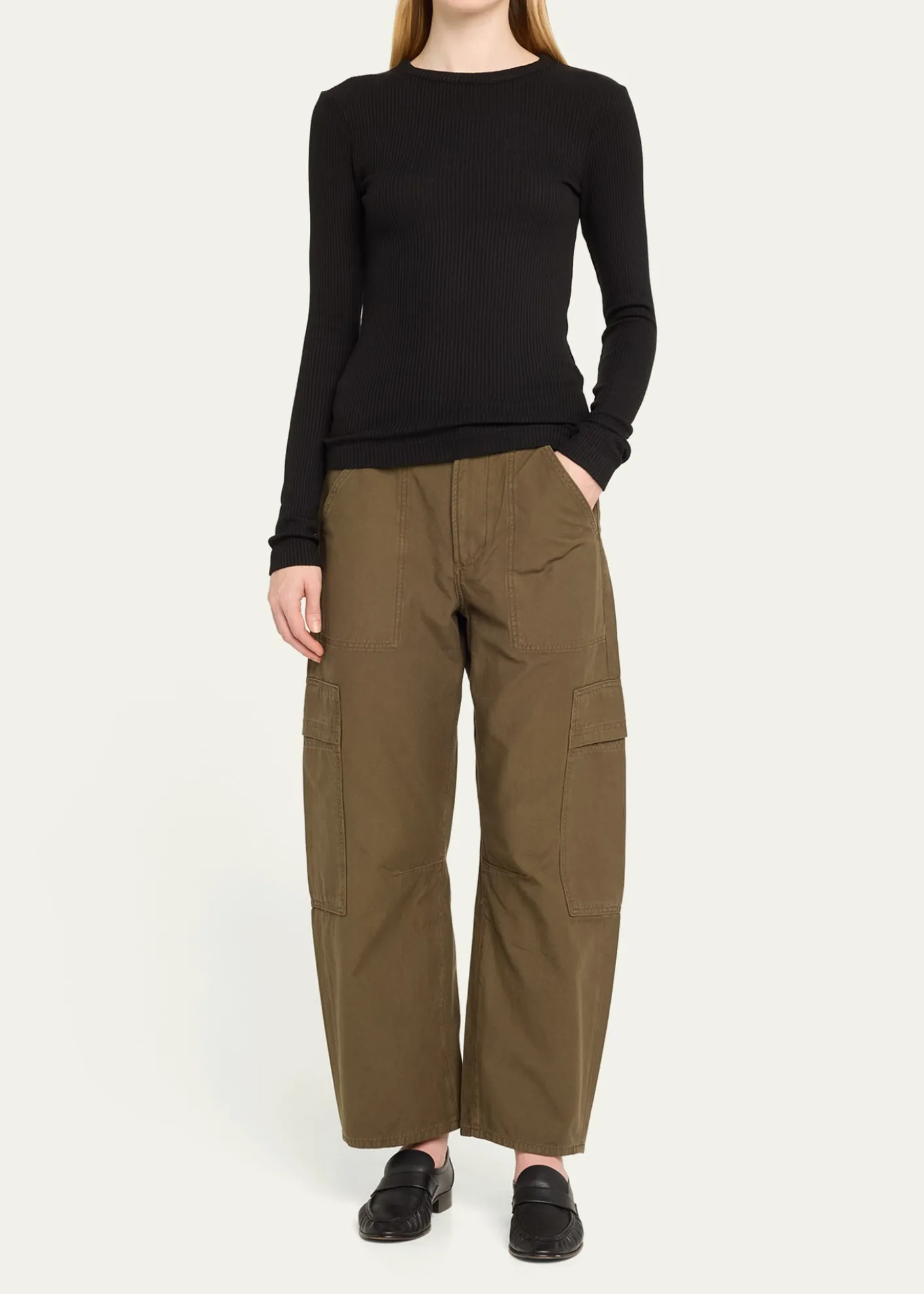 Citizens of HumanityBina Rib-Knit Crewneck Top