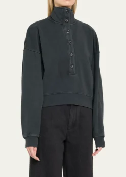 Citizens of HumanityMirelle Buttoned Pullover Sweatshirt