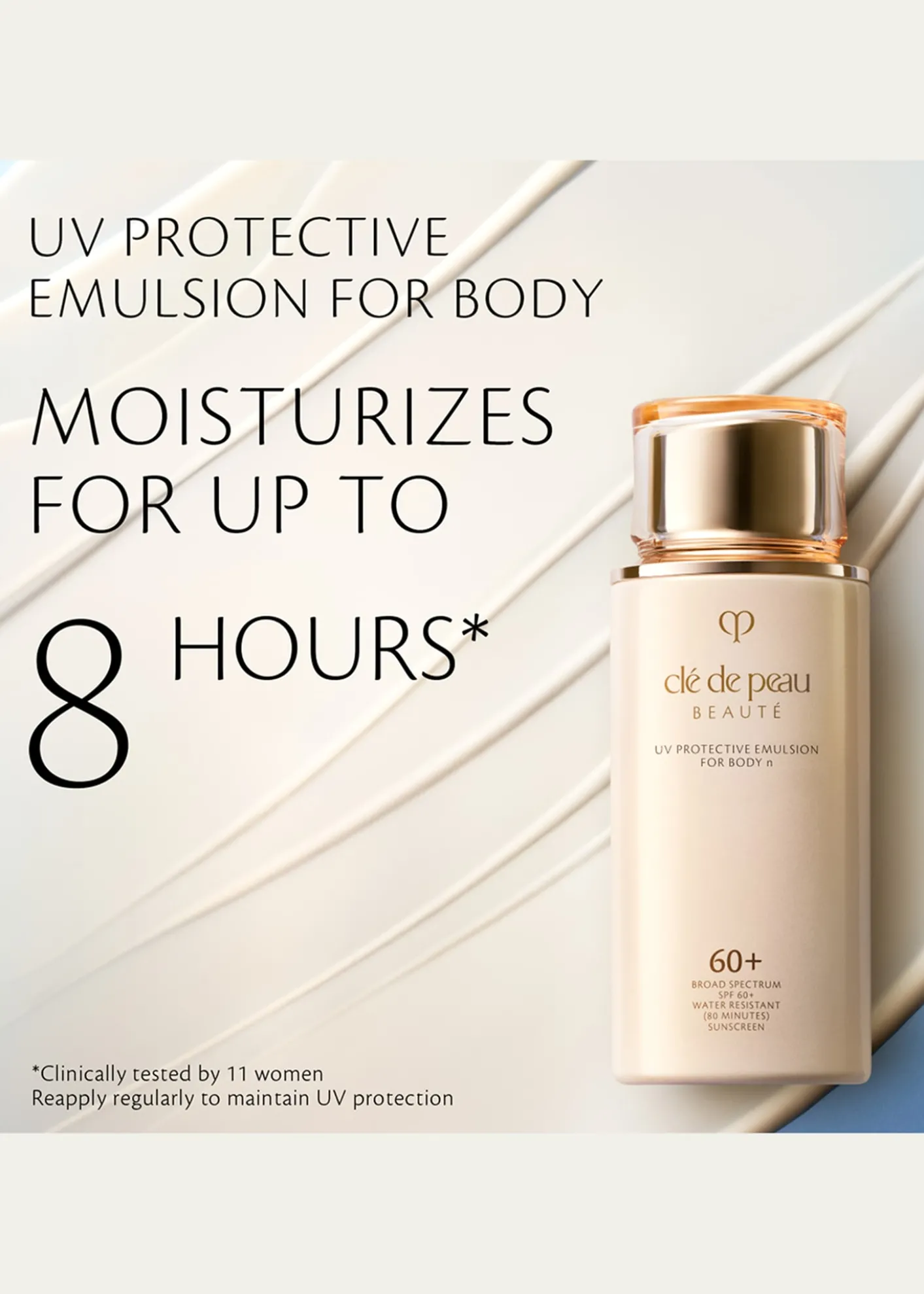 Cle de Peau BeauteUV Protective Body Emulsion SPF 60+, 3.4 oz.