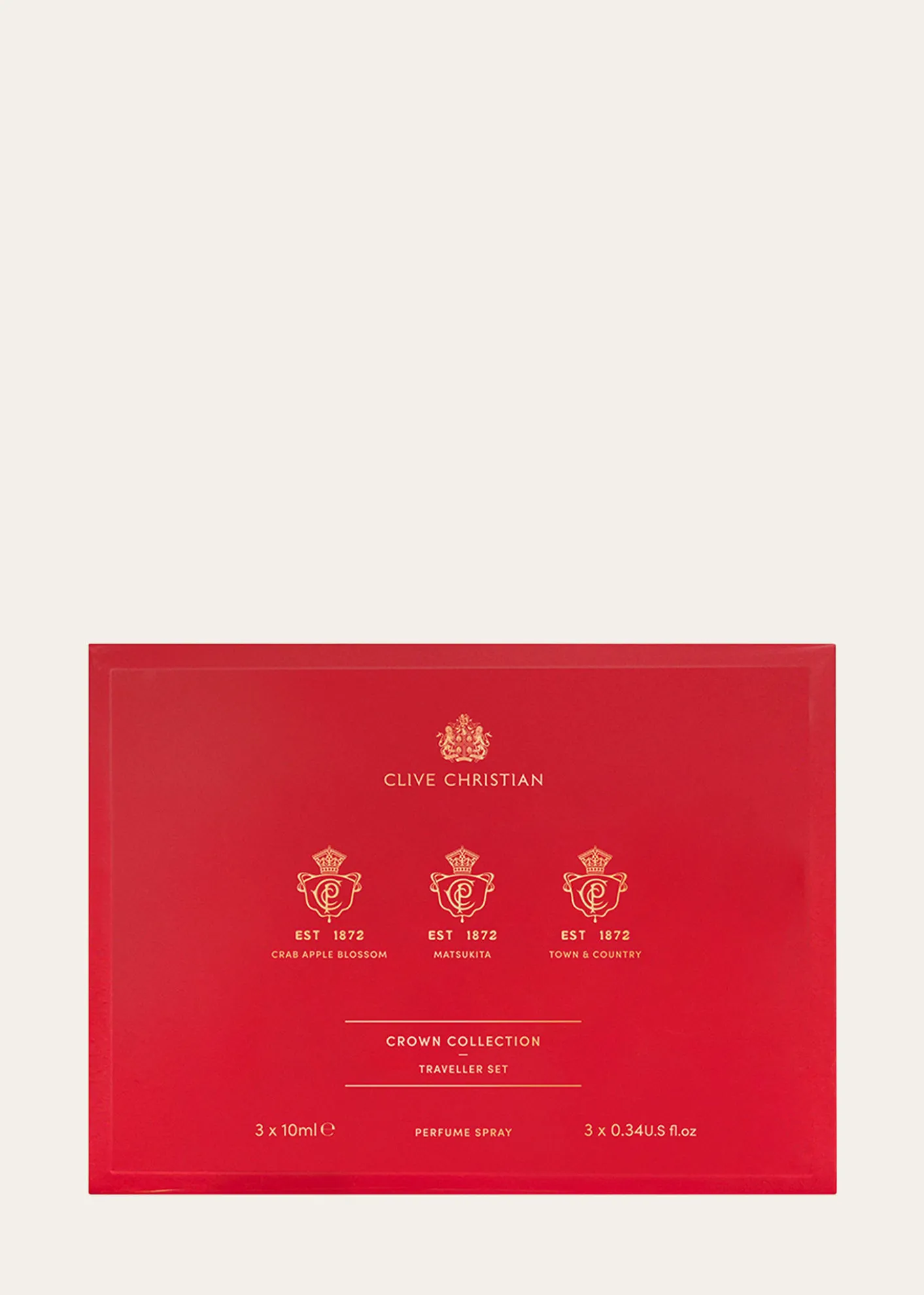 Clive ChristianCrown Collection Travelers Set, 3 x 0.33 oz.