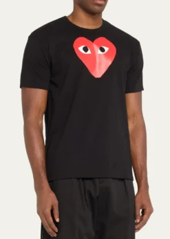 Comme des GarconsMen's Big Heart Short-Sleeve T-Shirt