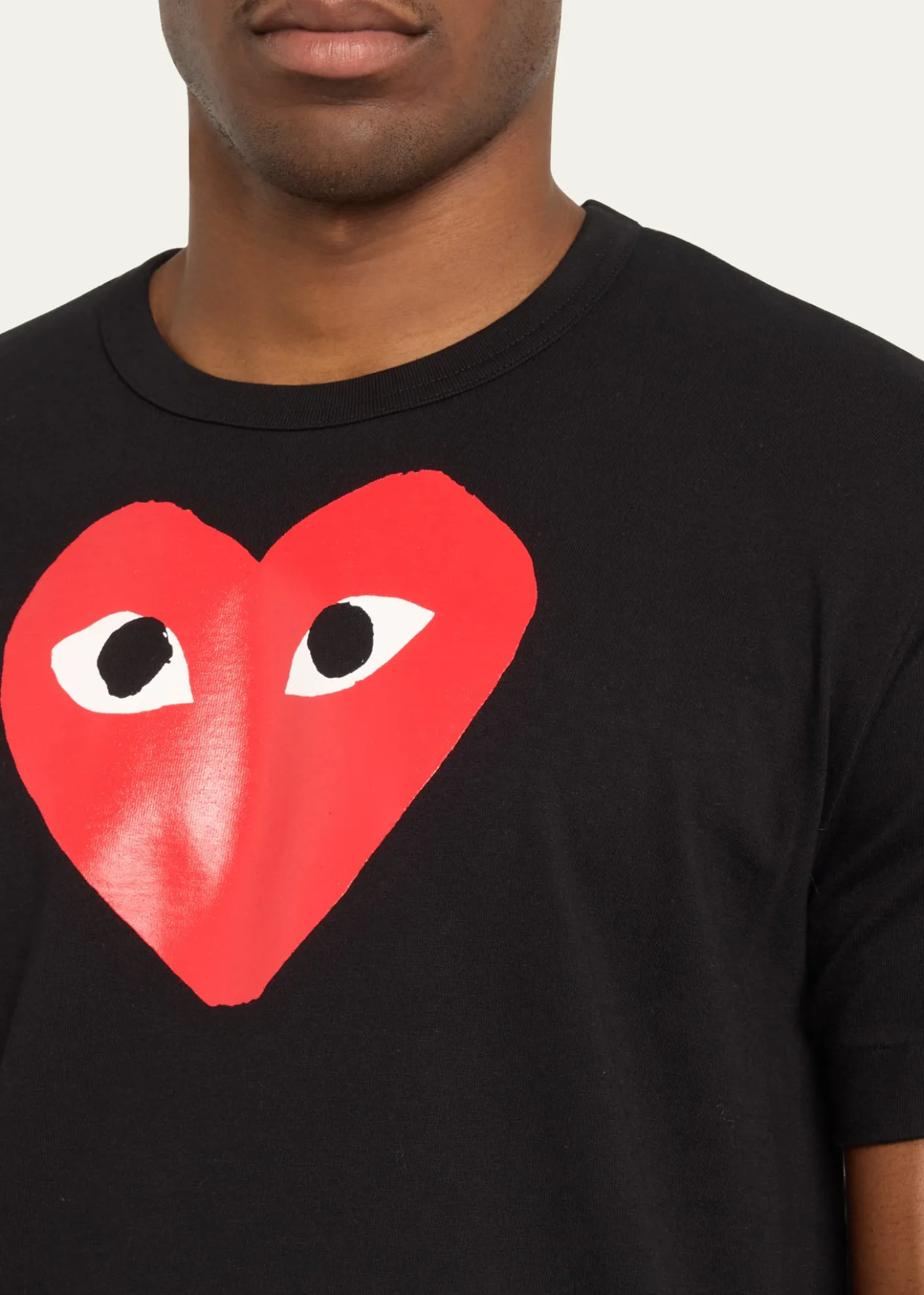 Comme des GarconsMen's Big Heart Short-Sleeve T-Shirt