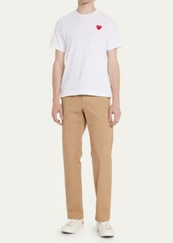 Comme des GarconsMen's Cotton Jersey Heart T-Shirt