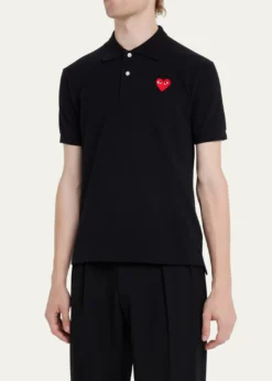 Comme des GarconsMen's Polo Shirt with Heart