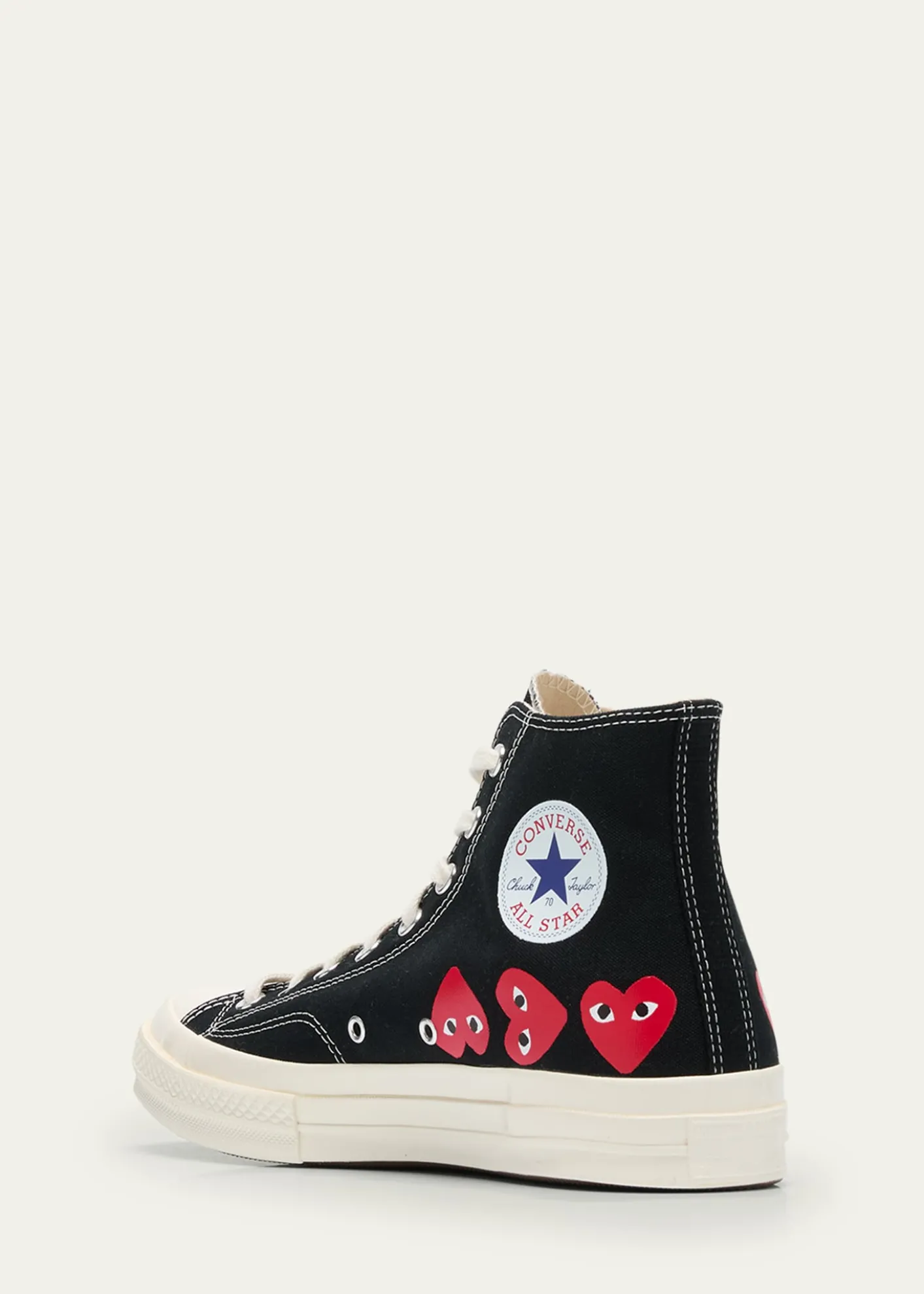 Comme des Garconsx Converse Men's Chuck 70 Multi Heart High-Top Sneakers