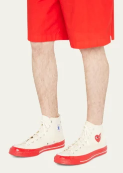 Comme des Garconsx Converse Men's PLAY Chuck 70 High-Top Sneakers