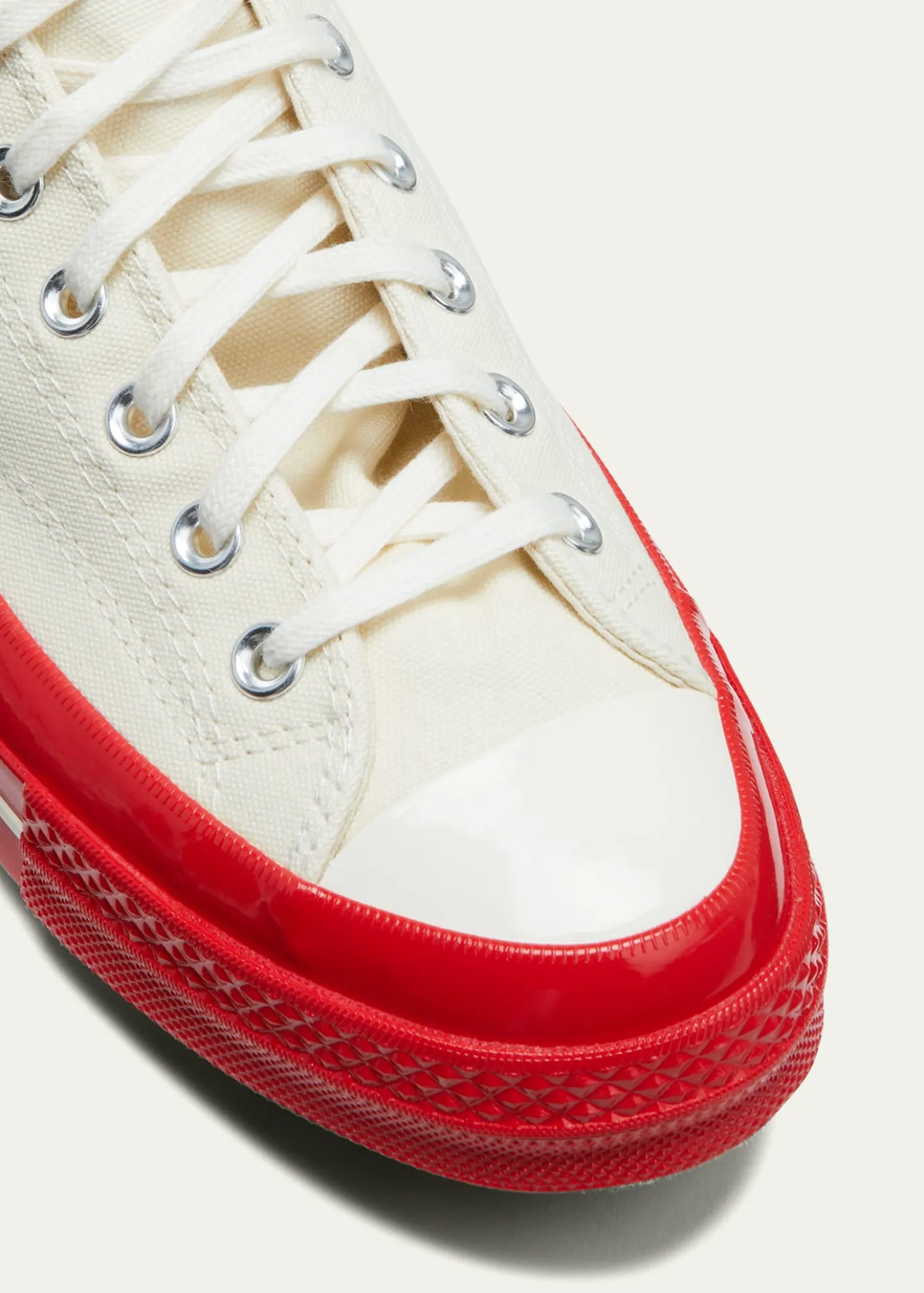 Comme des Garconsx Converse Men's PLAY Chuck 70 Low-Top Canvas Sneakers
