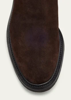 Common ProjectsMen's Suede Rubber-Sole Chelsea Boots