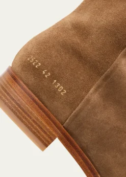 Common ProjectsMen's Suede Side-Zip Ankle Boots