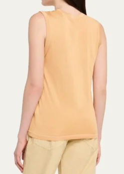 6397Contrast Stitch Tank Top