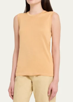 6397Contrast Stitch Tank Top