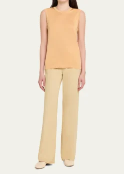 6397Contrast Stitch Tank Top