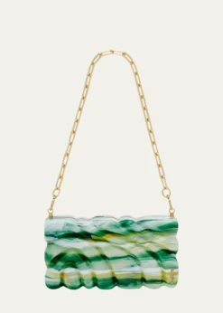 Cult GaiaAura Marbled Acrylic Clutch