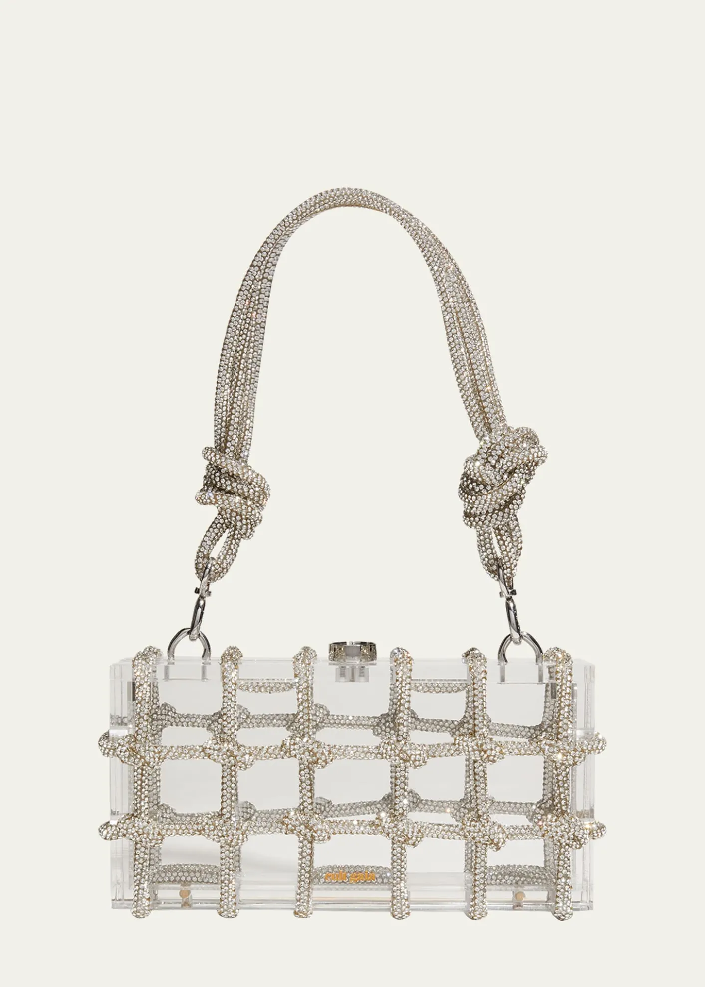 Cult GaiaBess Caged Embellished Box Shoulder Bag