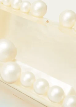 Cult GaiaEos Pearly Acrylic Clutch Bag