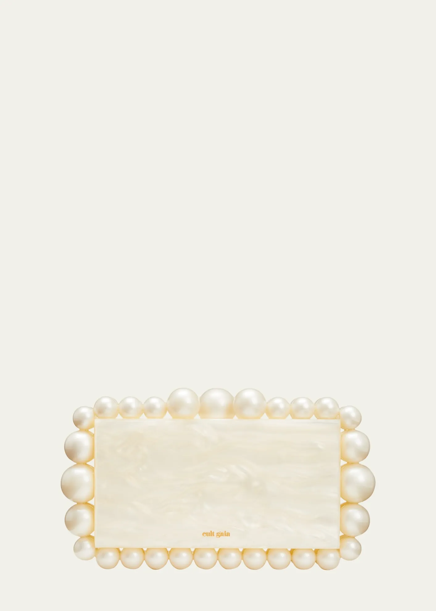 Cult GaiaEos Pearly Acrylic Clutch Bag
