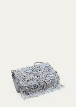 Cult GaiaIdalia Fringed Faux Stone Shoulder Bag