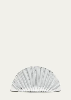 Cult GaiaNala Mini Shell Metallic Clutch Bag