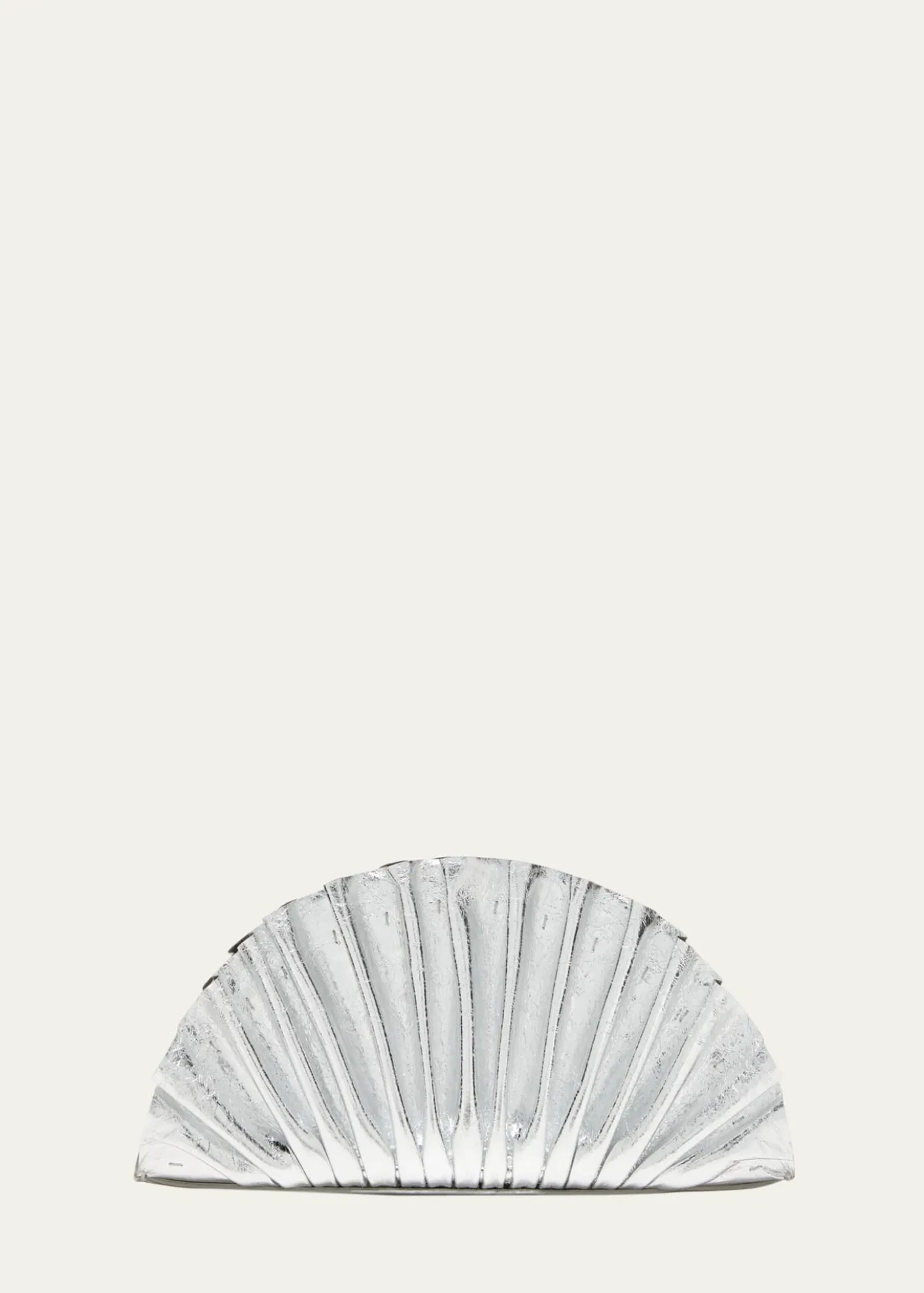 Cult GaiaNala Mini Shell Metallic Clutch Bag