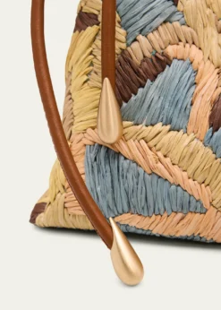 Cult GaiaOsa Braided-Strap Raffia Shoulder Bag
