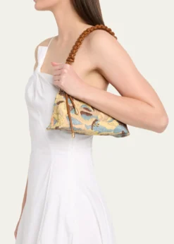 Cult GaiaOsa Braided-Strap Raffia Shoulder Bag