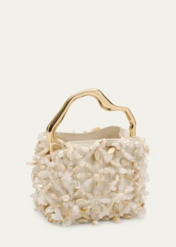 Cult GaiaSolene Mini Beaded Sculptural Top-Handle Bag