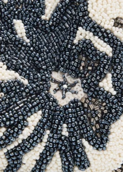 Cult GaiaSolene Mini Sculptural Beaded Top-Handle Bag