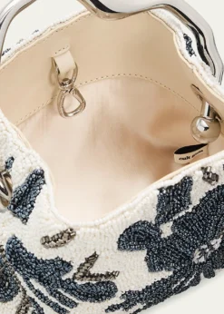 Cult GaiaSolene Mini Sculptural Beaded Top-Handle Bag