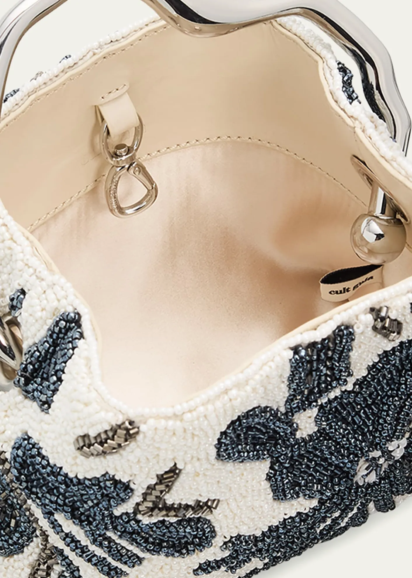 Cult GaiaSolene Mini Sculptural Beaded Top-Handle Bag