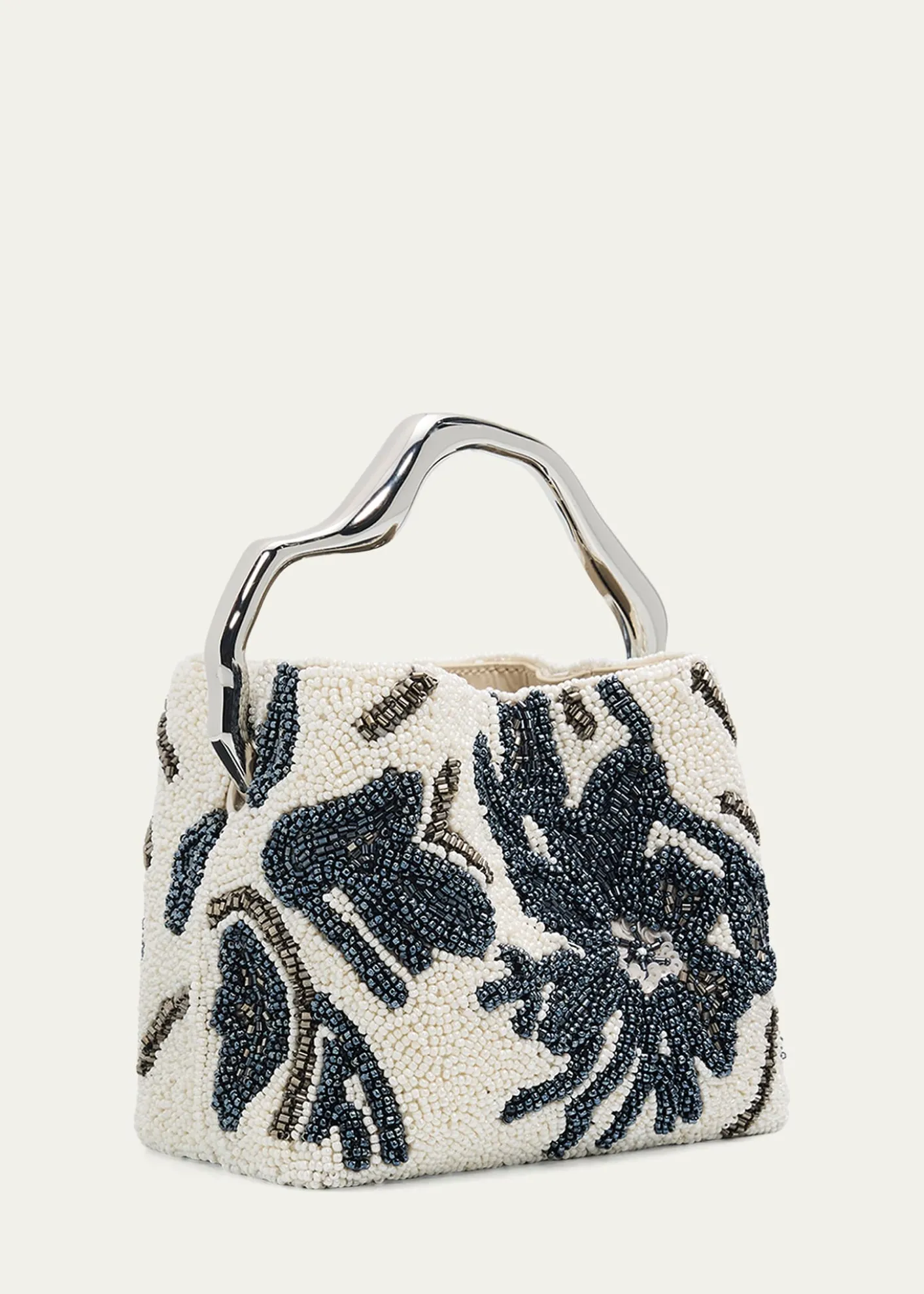 Cult GaiaSolene Mini Sculptural Beaded Top-Handle Bag