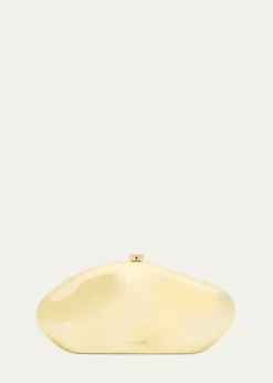 Cult GaiaThe Caldera Metallic Clutch Bag