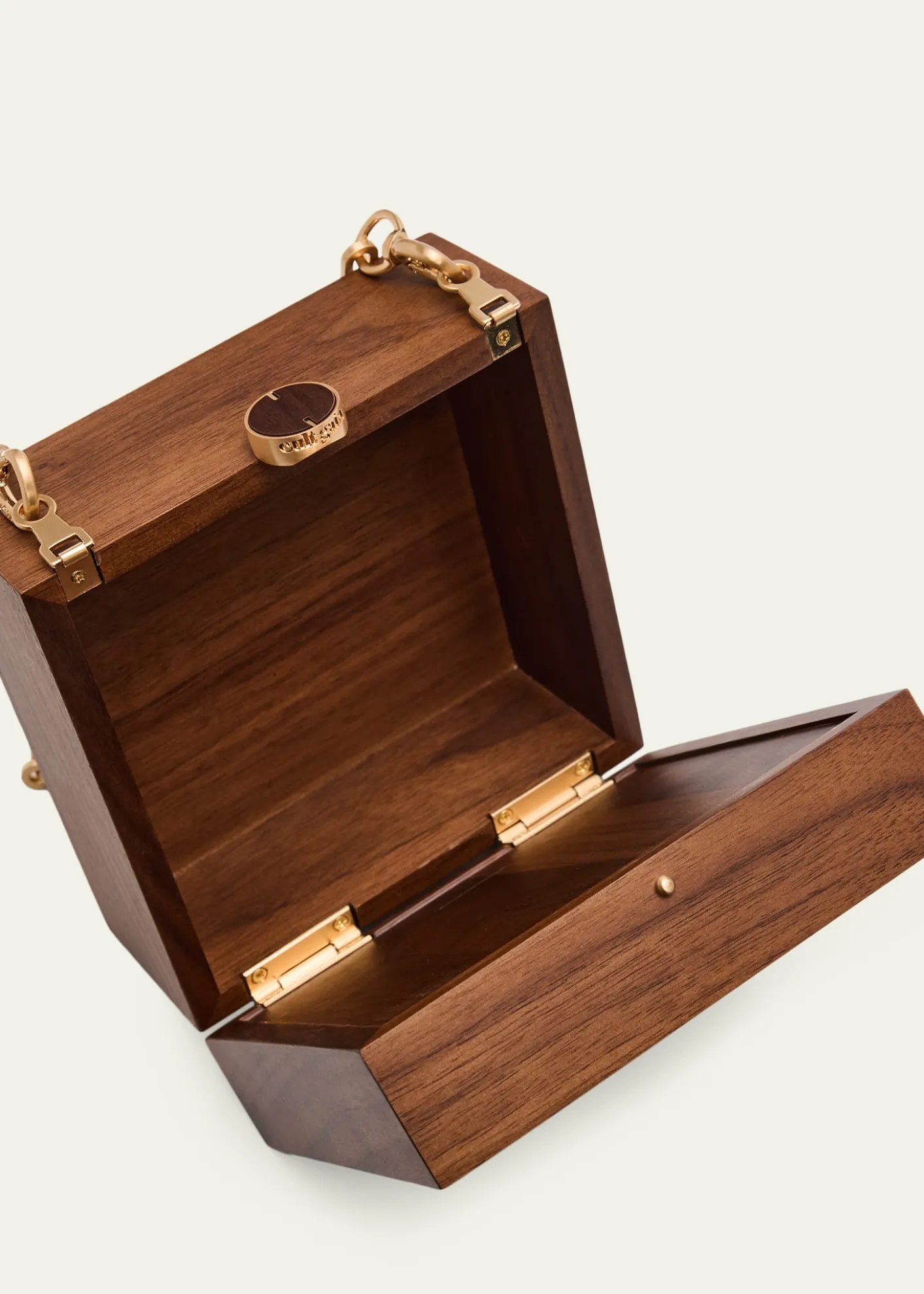 Cult GaiaTic Tac Toe Wood Clutch Bag