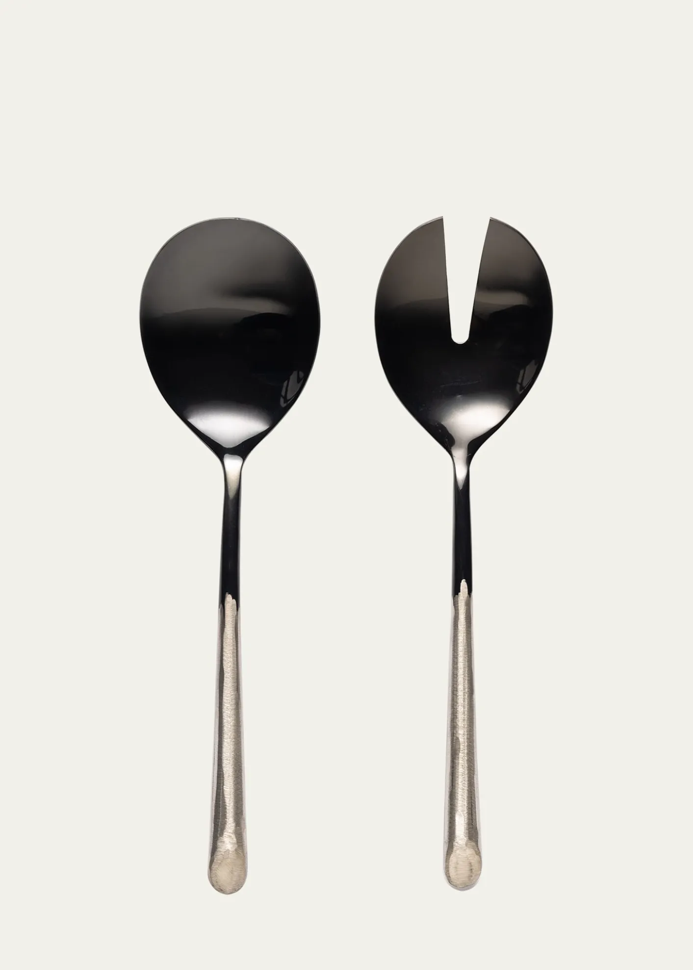 Daniel van DijckBlack and Silver Salad Server Set