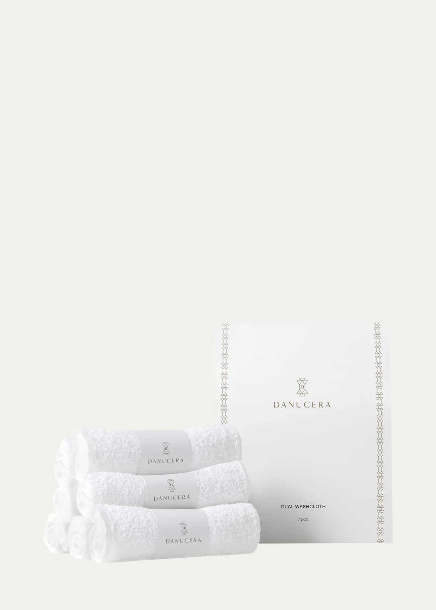 DanuceraDual Washcloth, Seven Pack